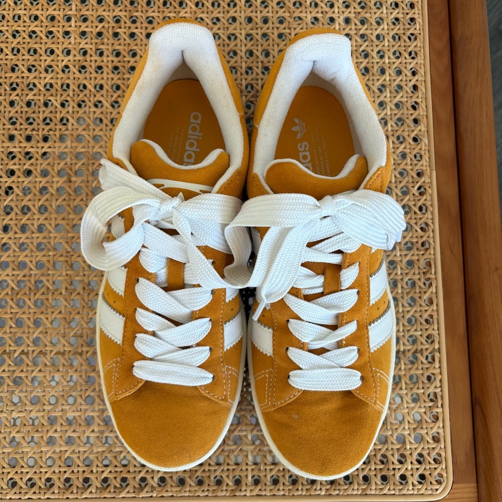 Orange Adidas Campus